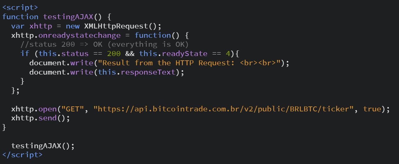 colorful code snippet